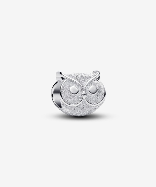 PANDORA（パンドラ） チャーム テクスチャー フクロウ ミニチャーム