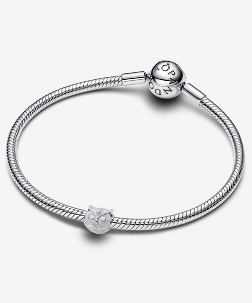PANDORA（パンドラ） チャーム テクスチャー フクロウ ミニチャーム