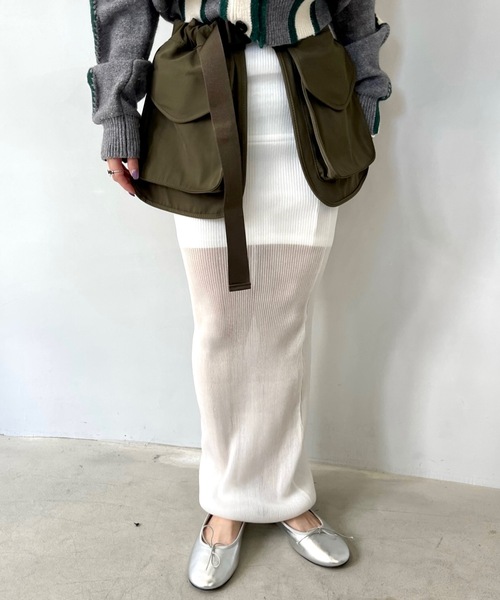 「SANSeLF」 ウエストバッグ FREE カーキ レディース_画像5