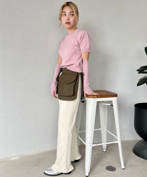 「SANSeLF」 ウエストバッグ FREE カーキ レディース_画像8