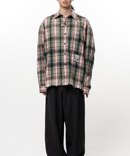 シャツ Vintage Like Check Shirt メンズの画像