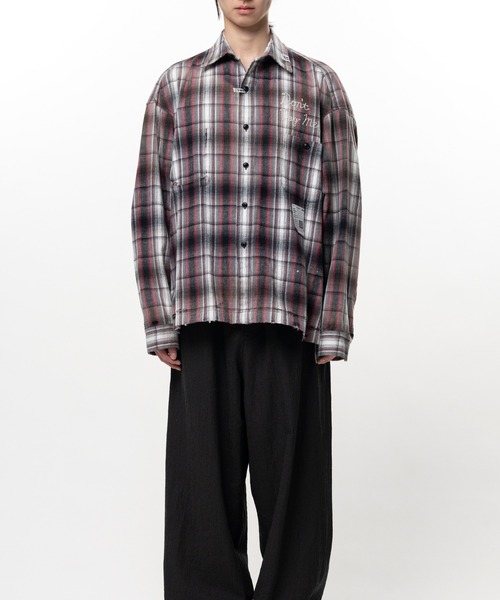 シャツ Vintage Like Check Shirt メンズの画像