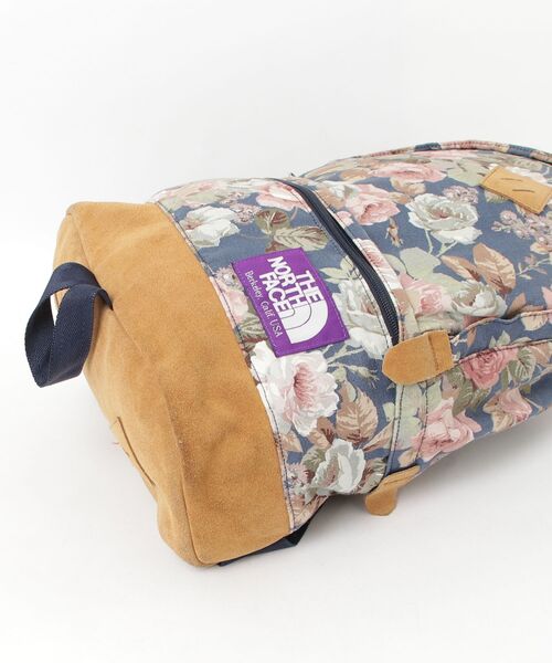 THE NORTH FACE PURPLE LABEL 「THE LABEL」 花柄リュック - ネイビー