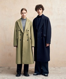 「EMMA CLOTHES」 チェスターコート M オリーブ メンズの画像2