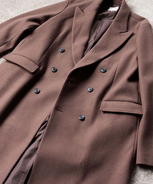 「EMMA CLOTHES」 チェスターコート M オリーブ メンズの画像5