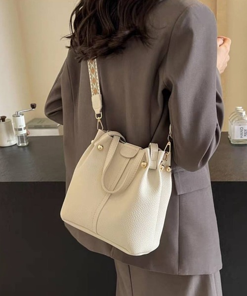 「pumpkin port」 2WAYバッグ FREE ダークブラウン レディース_画像3