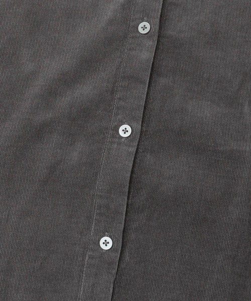 「KBF+」 長袖ワンピース ONE チャコールグレー レディース_画像8