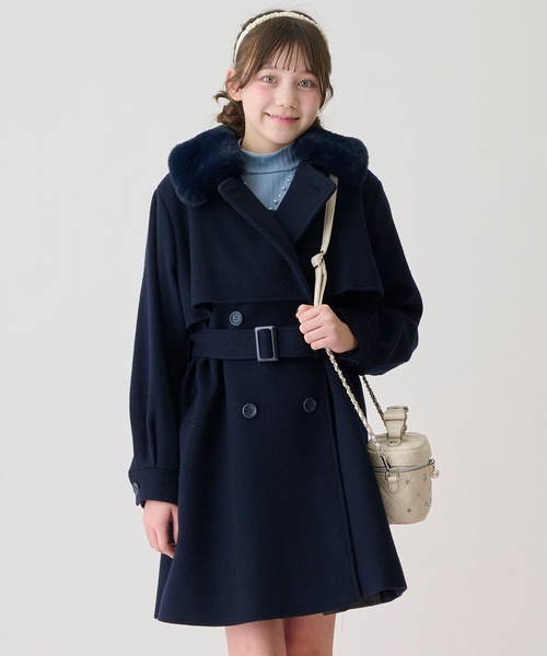 mezzo piano Junior（メゾピアノ ジュニア） ダッフルコート コート