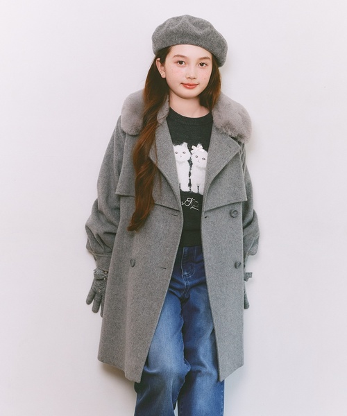 mezzo piano Junior（メゾピアノ ジュニア） ダッフルコート コート