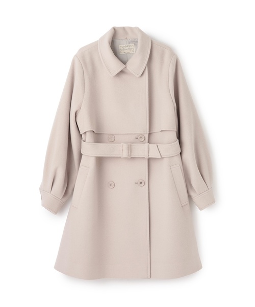 mezzo piano Jr． ウール　ダッフルコート　Ｓ140　ライトグレー mezzo piano Jr． ウール ダッフルコート S140 ライトグレー