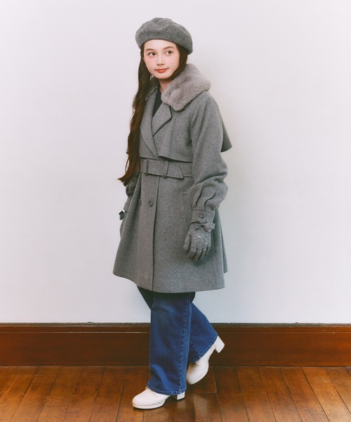 mezzo piano Junior（メゾピアノ ジュニア） ダッフルコート コート
