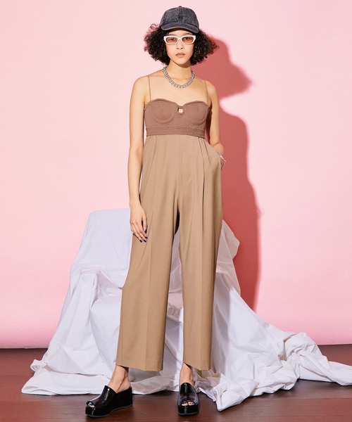 MAISON SPECIAL（メゾンスペシャル） オーバーオール 38 グレー