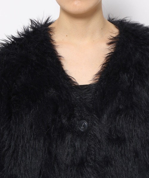 「PAGEBOY」 ニットカーディガン FREE ブラック レディース_画像6