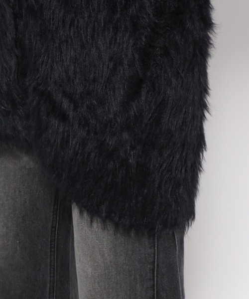 「PAGEBOY」 ニットカーディガン FREE ブラック レディース_画像8