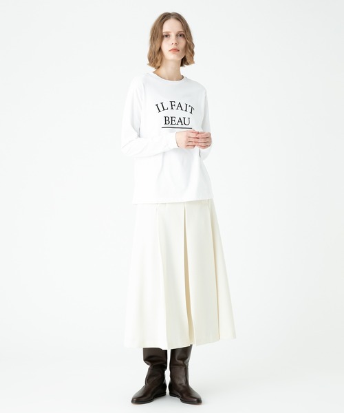 「allureville」 ロングスカート 1 オフホワイト レディース_画像7