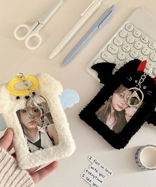 LYEON（リヨン） カードケース 推し活トレカホルダー/エンジェル