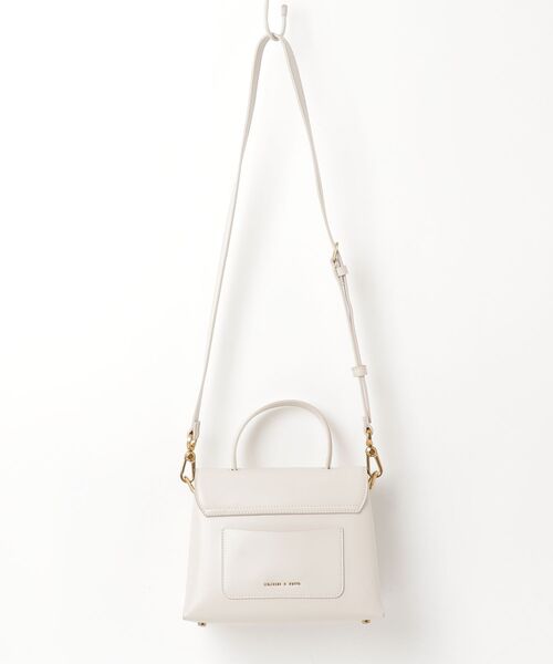 「CHARLES & KEITH」 2WAYバッグ M クリーム レディース_画像2
