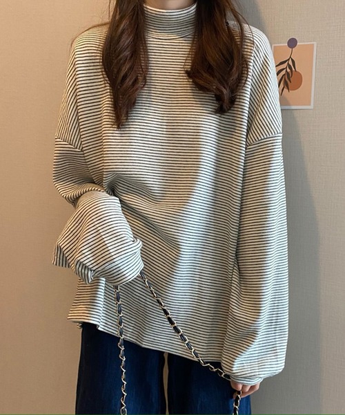 「Chaco closet」 長袖カットソー FREE ブラウン レディース_画像8