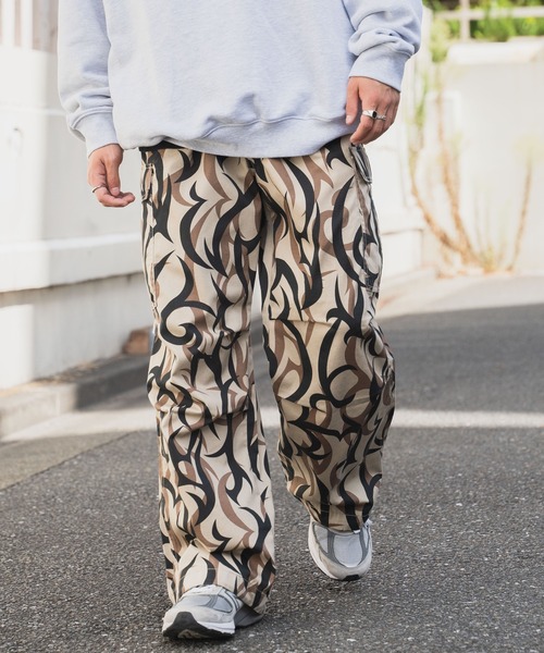 「WEGO」 カーゴパンツ MEDIUM ブラック メンズ_画像6