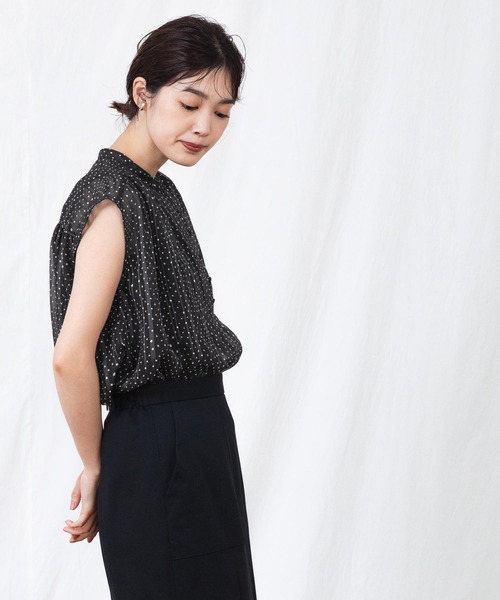 「Gready Brilliant」 「AuieF」ノースリーブブラウス 38 ブラウン レディース_画像5