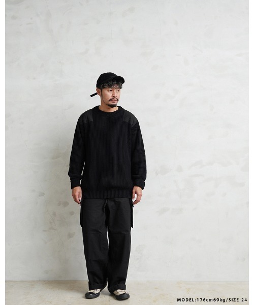 「WAIPER.inc」 カーゴパンツ 14 ブラック メンズ_画像3