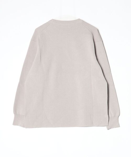 「WYM LIDNM」 長袖ニット M ベージュ メンズ_画像2