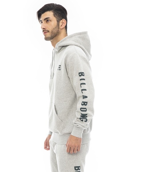 「BILLABONG」 プルオーバーパーカー LARGE グレー メンズ_画像6