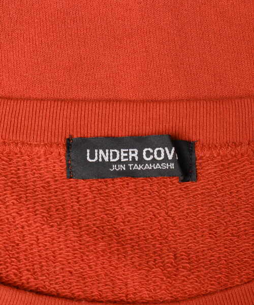 「UNDERCOVER」 スウェットカットソー 3 レッド メンズの画像