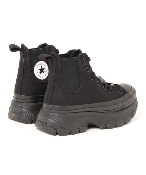 「CONVERSE」 ハイカットスニーカー 23.5cm ブラック レディースの画像