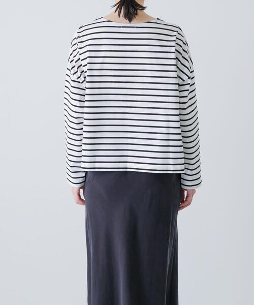 かぐれ tシャツ クロップドボーダーカットソー レディース : ZOZOTOWN