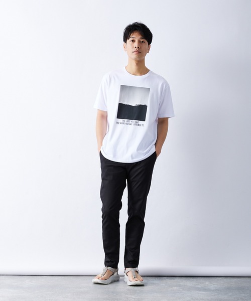 「417 EDIFICE」 チノパンツ X-SMALL ブラック メンズ_画像7