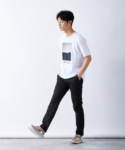 「417 EDIFICE」 チノパンツ X-SMALL ブラック メンズ_画像9