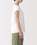 tシャツ 婦人 天竺編みフレンチスリーブTシャ...の詳細画像2