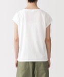 tシャツ 婦人 天竺編みフレンチスリーブTシャ...の詳細画像3