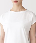 tシャツ 婦人 天竺編みフレンチスリーブTシャ...の詳細画像4