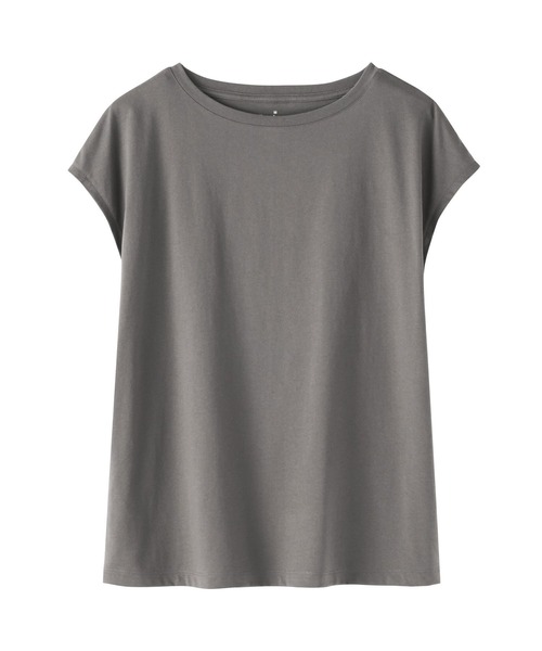 無印良品（MUJI） tシャツ 婦人 天竺編みフレンチスリーブTシャツ
