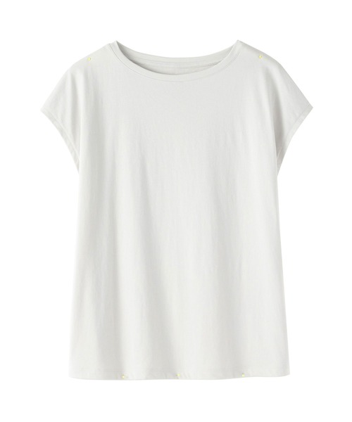 無印良品（MUJI） tシャツ 婦人 天竺編みフレンチスリーブTシャツ