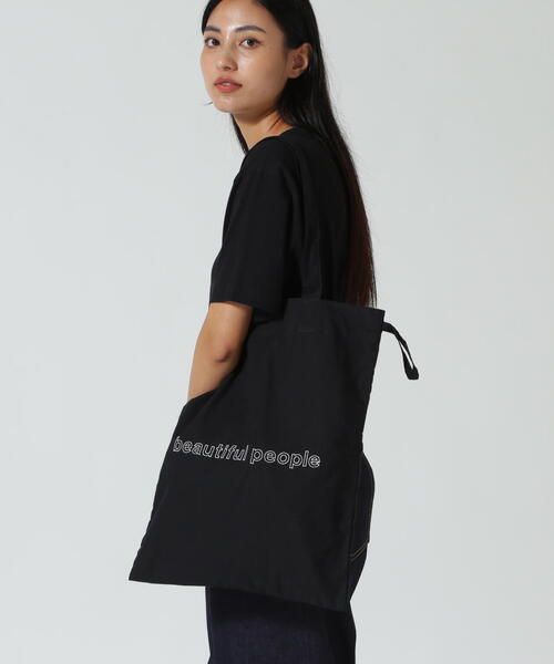「beautiful people」 トートバッグ F ブラック レディース