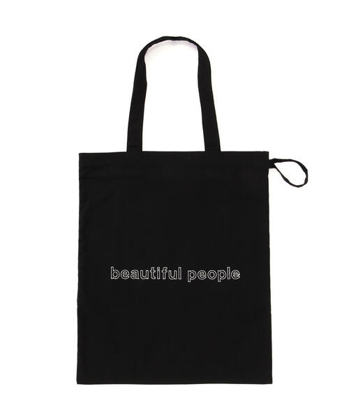 「beautiful people」 トートバッグ F ブラック レディース