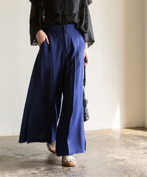 「NOBLE」 パンツ 34 ネイビー レディース_画像3