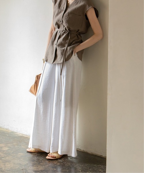 「NOBLE」 パンツ 34 ネイビー レディース_画像8