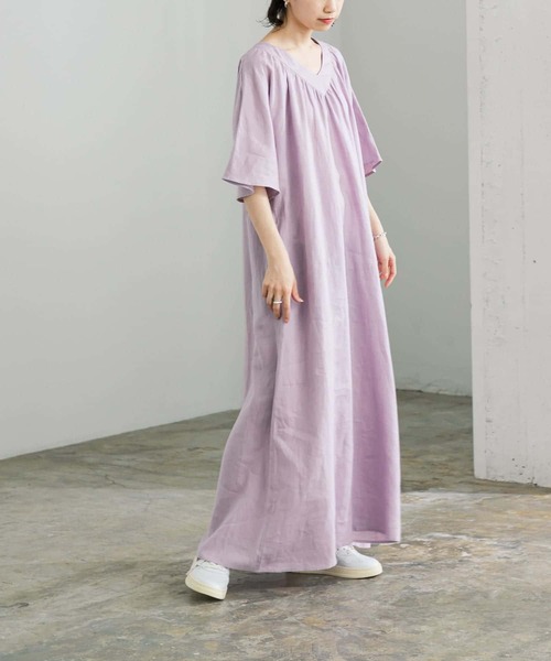 URBAN RESEARCH（アーバンリサーチ） 半袖ワンピース 36 ラベンダー
