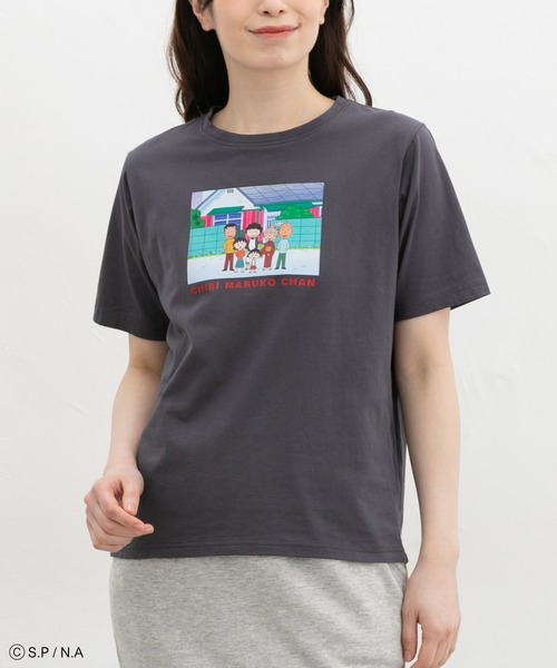 Honeys（ハニーズ） tシャツ 半袖 ちびまる子ちゃん／半袖Tシャツ