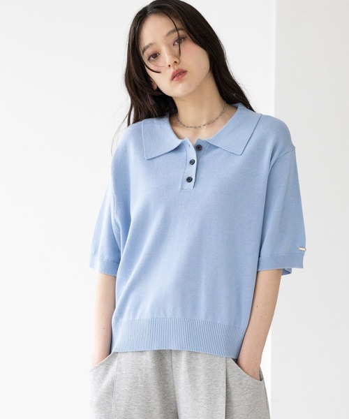 RAGEBLUE（レイジブルー） ポロシャツ ポロ 「Bloomy Yarn Knit