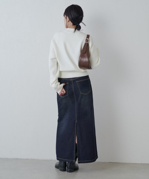 「Lui's」 長袖ニット FREE グレー レディース_画像7