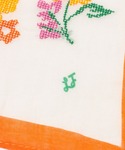 スカーフ バンダナ クロスステッチスカーフ70...の詳細画像4