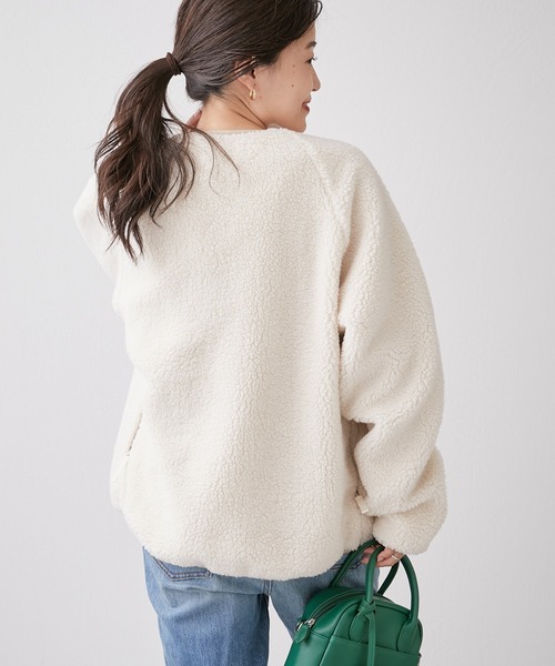 「Columbia」 ノーカラージャケット SMALL ベージュ レディースの画像