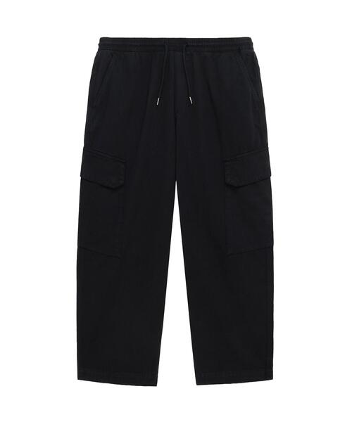 黒いカーゴパンツ コットン素材 Alpha Industries（アルファ・インダストリーズ） カーゴパンツ Alpha