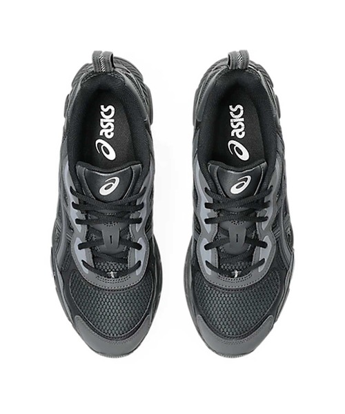 「ASICS」 ローカットスニーカー 24cm ブラック レディースの画像
