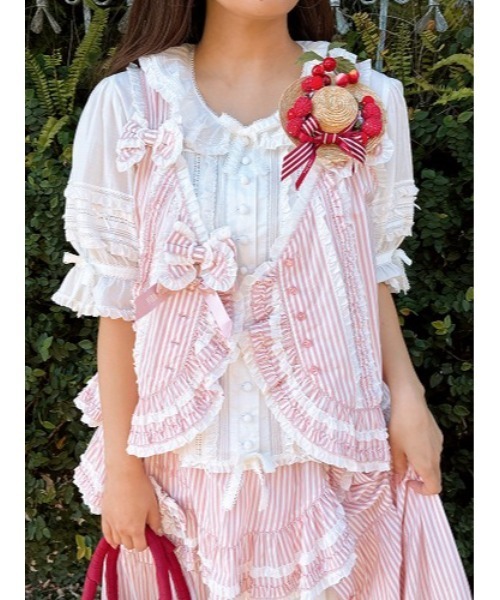 ピンクハウス　ローズペタル　ローンタブリエ　ピンク PINK HOUSE（ピンクハウス） ローンタブリエ レディース : ZOZOTOWN